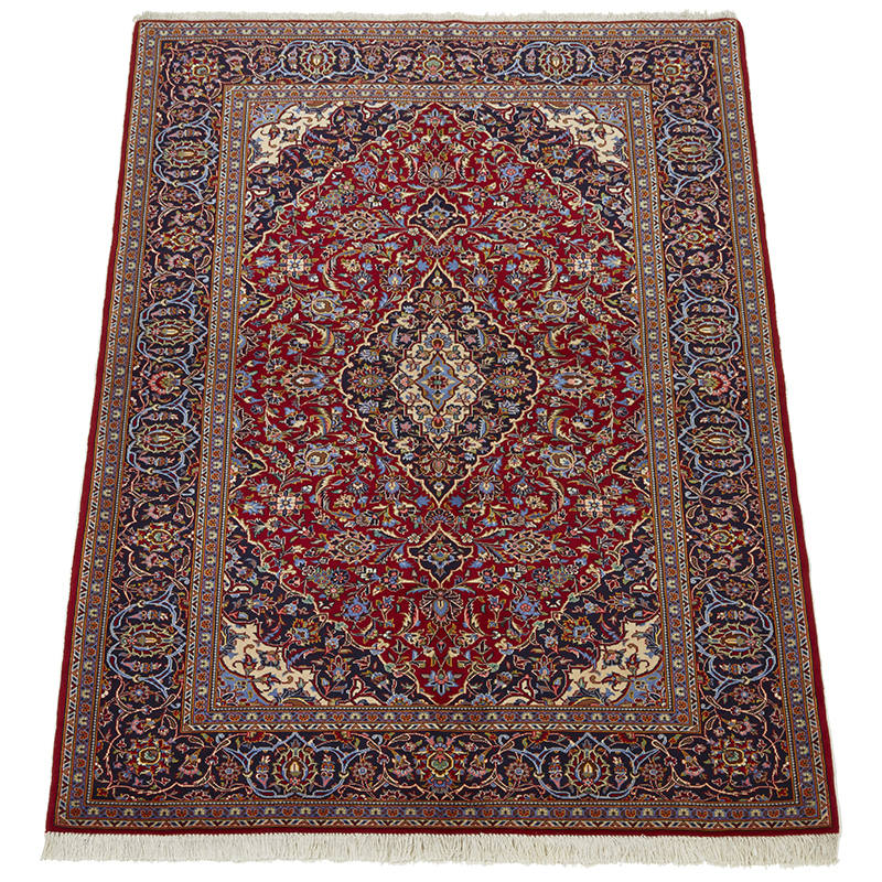 ペルシャ絨毯　（カシャーン産）　サイズ：214×144cm