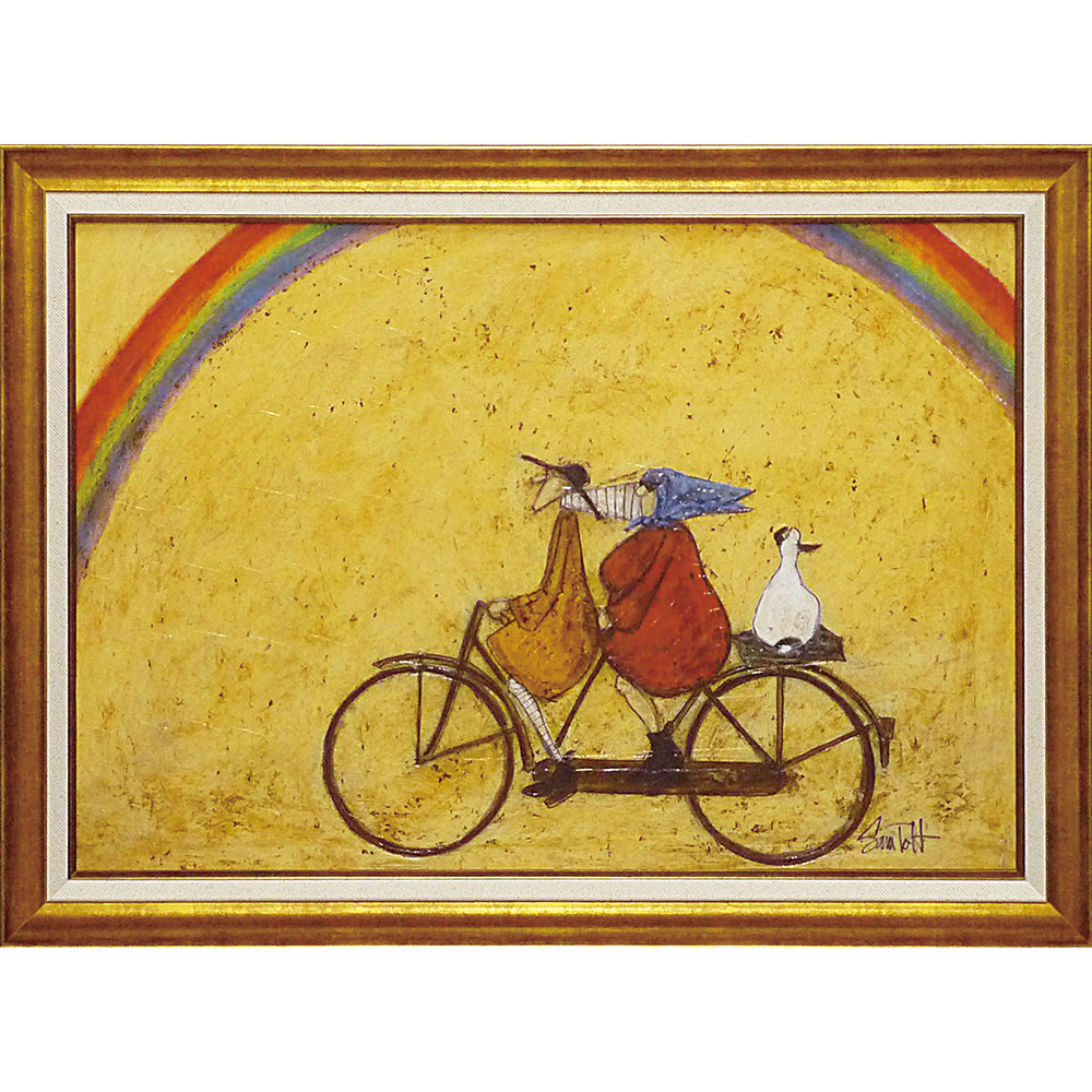 額絵 サム トフト 「虹に向かって」　幅72.5cm