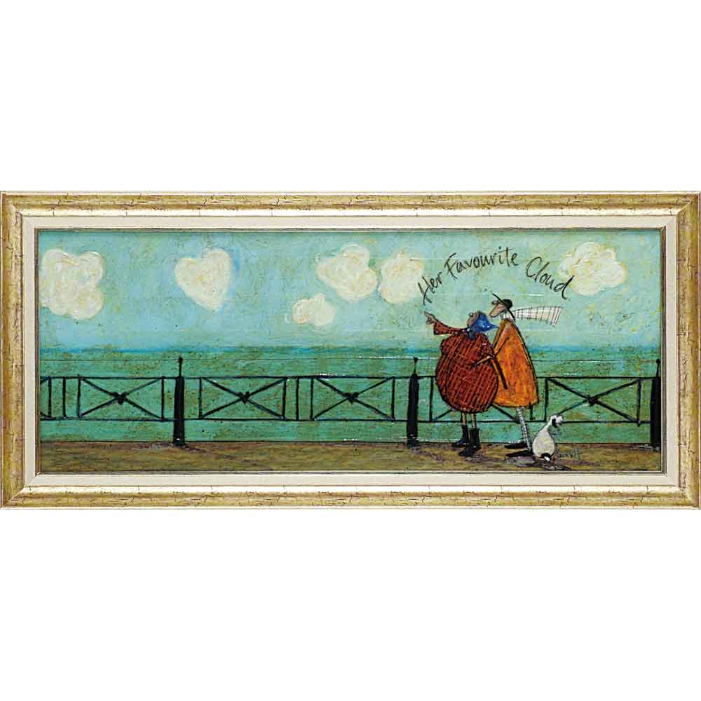 額絵 サム トフト 「彼女の好きなハート雲(Ｌサイズ)」　幅94.5cm