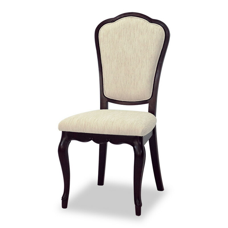 フルールDM チェア-D ダークブラウン 幅45cm