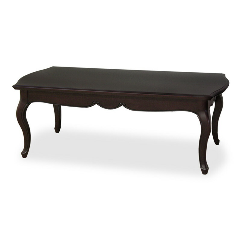 フルールDM リビングテーブル ダークブラウン 幅110cm