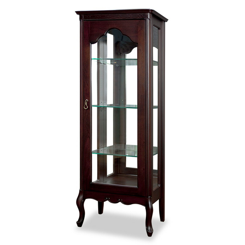 フルールDM キャビネット ダークブラウン 幅55cm