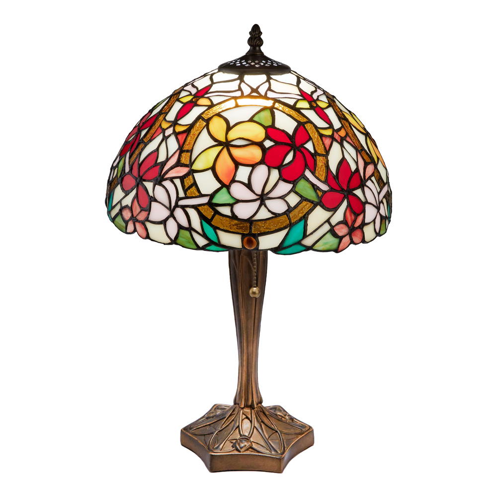 ステンドランプ オレンジ 口金E26 28015