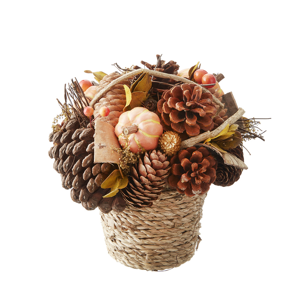 ハロウィン ナチュラル デコポット 高さ18cm