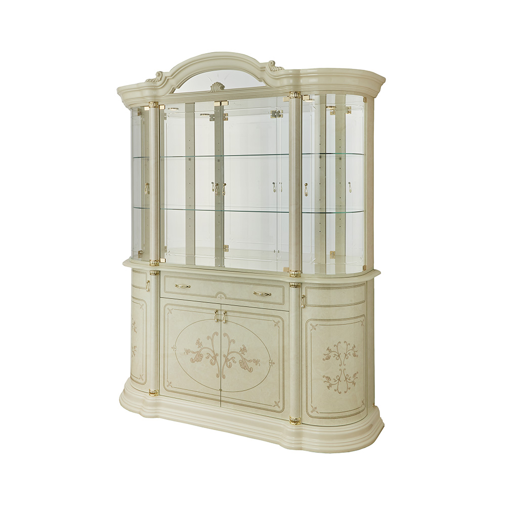 【Saltarelli/サルタレッリ】フローレンス 4ドアキャビネット アイボリー