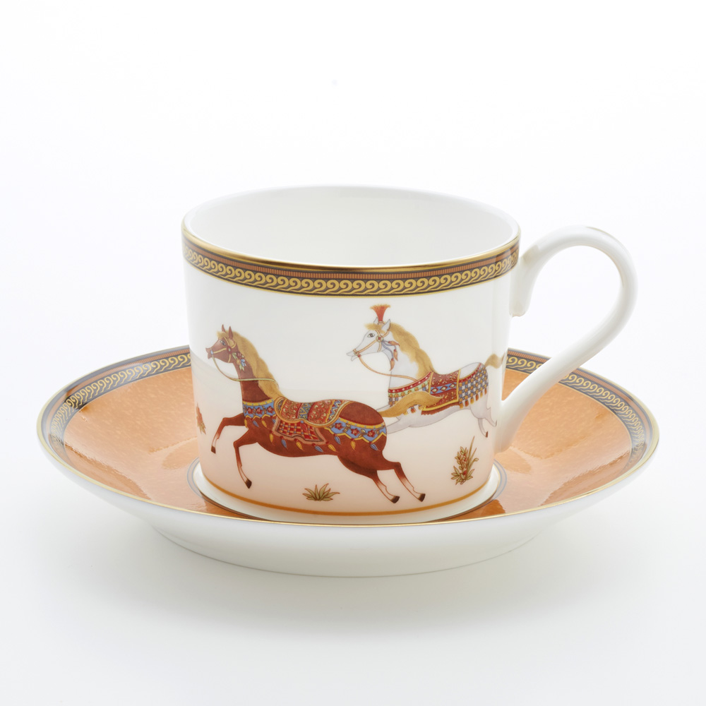 【ROYALARDEN/ロイヤルアーデン】ボーンチャイナ カップ＆ソーサー 270ml 37691 ※電子レンジ対応