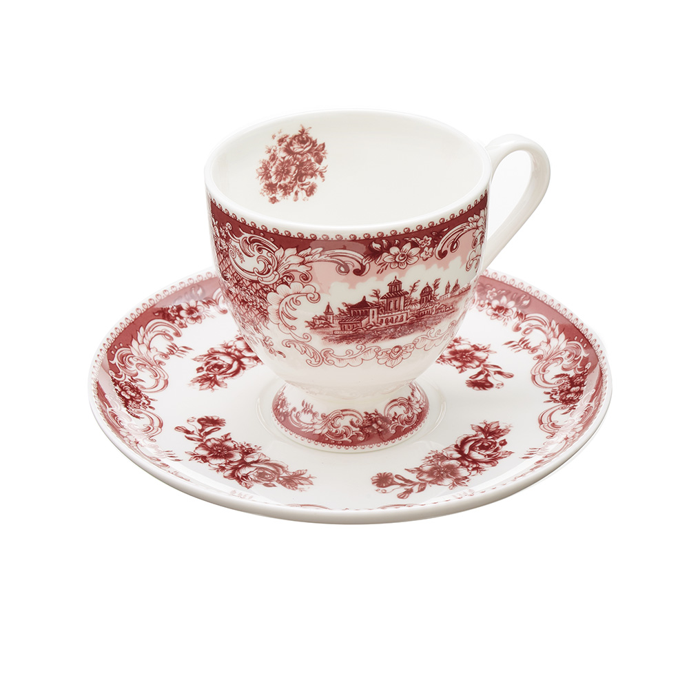 【ROYALARDEN/ロイヤルアーデン】ボーンチャイナ カップ＆ソーサー 250ml 39496 ※電子レンジ対応