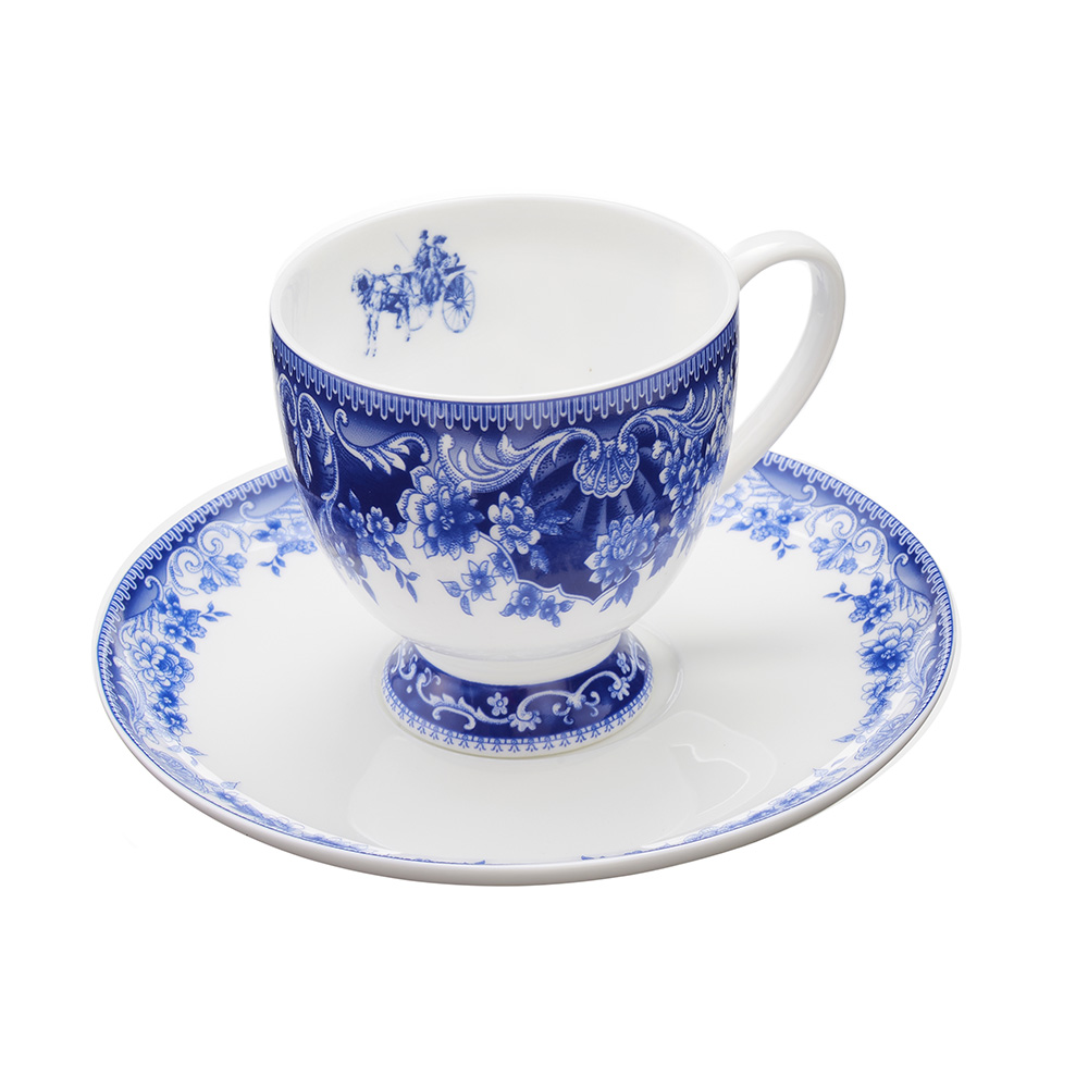 【ROYALARDEN/ロイヤルアーデン】ボーンチャイナ カップ＆ソーサー 250ml 39500 ※電子レンジ対応