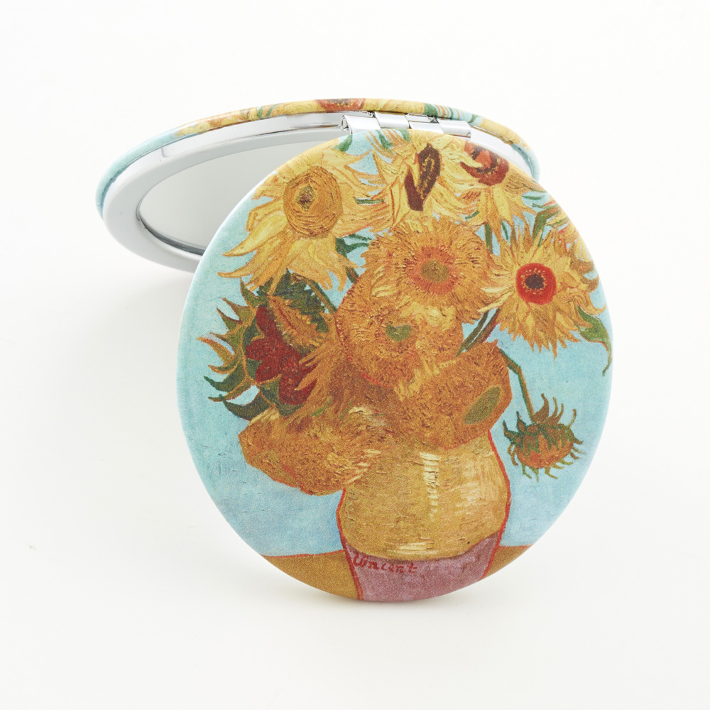 コンパクトミラー ラウンド 名画シリーズ ひまわり / 73631