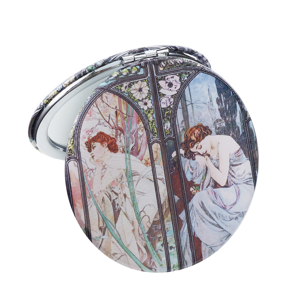 コンパクトミラー ラウンド 名画シリーズ 時の流れ / 73982
