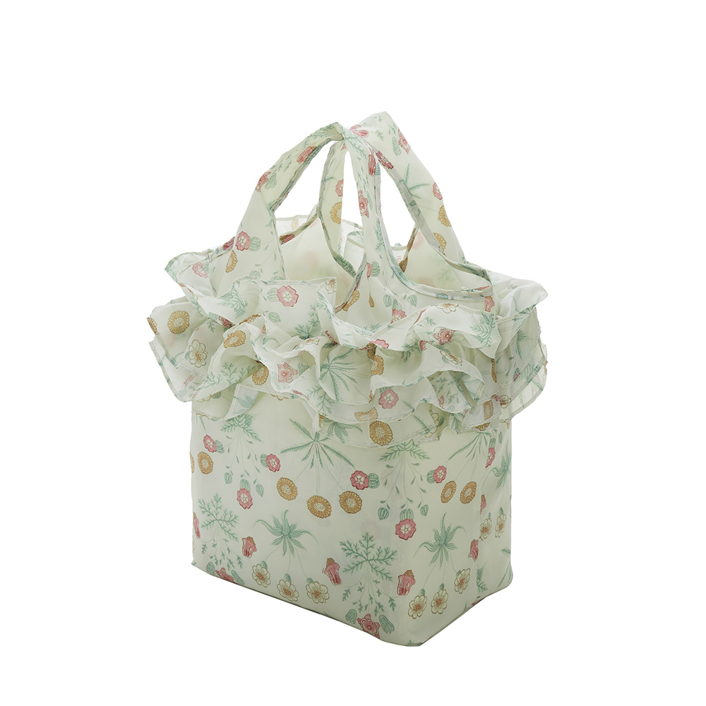 かわいいフリル付きエコバッグ  デイジー 75012