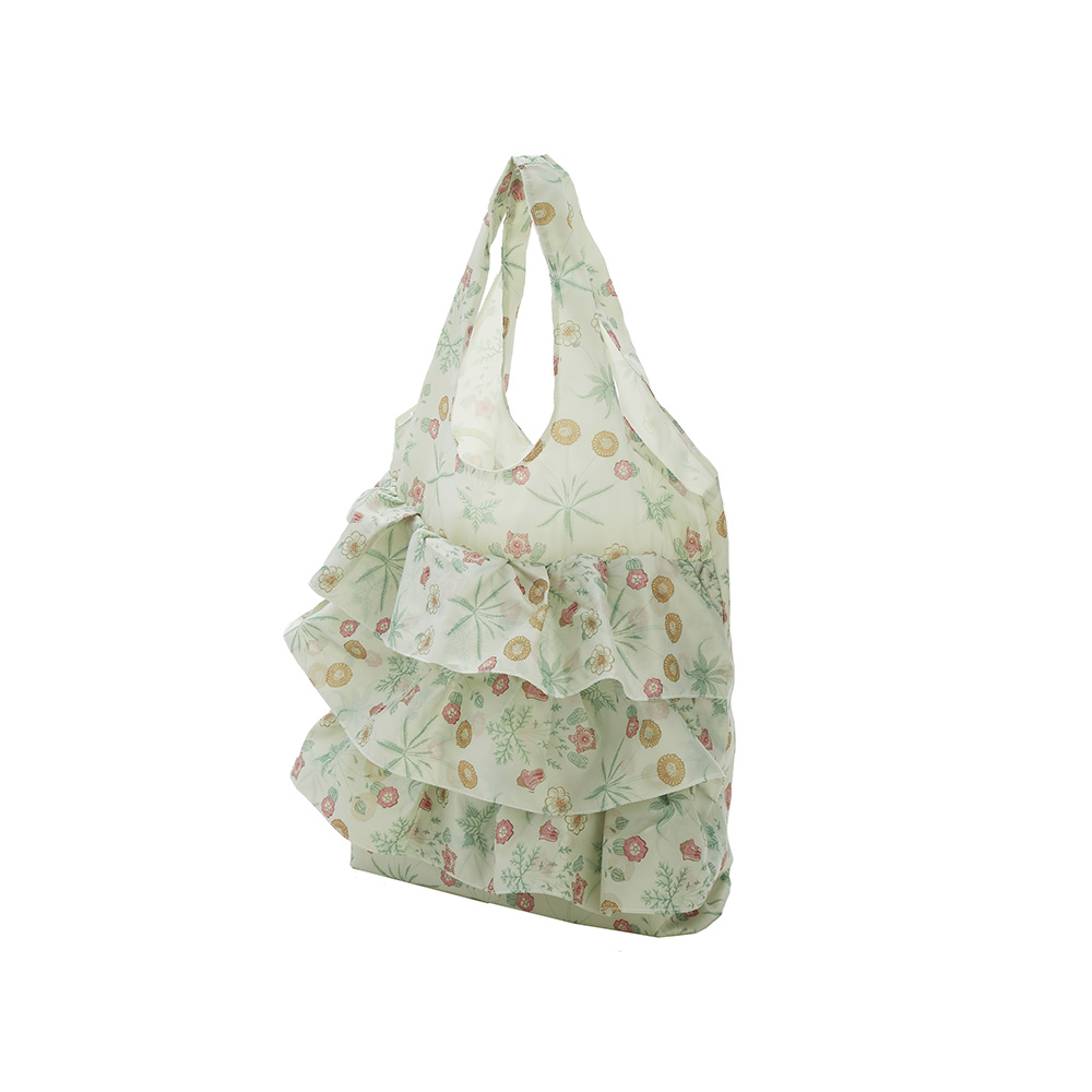 マチ付き フリルエコバッグ デイジー 75019