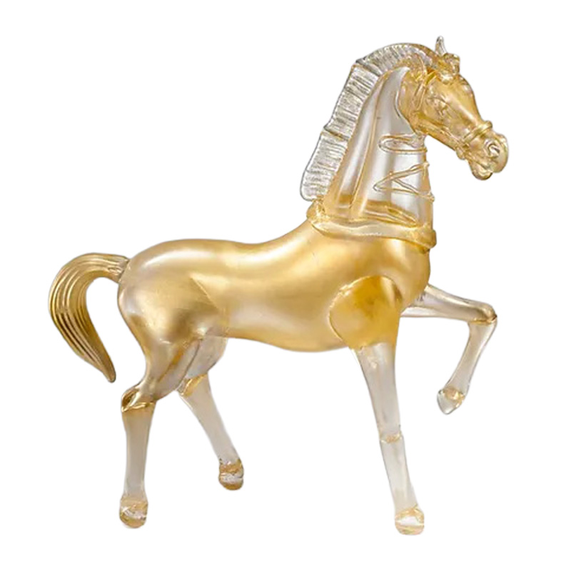イタリア製 ザネッティ サンマルコの中型金色馬像 AZ18-B-SM / Zanetti Murano