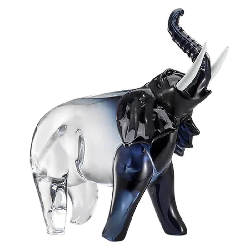 イタリア製 ザネッティ オーロラ 中型ゾウ像 ZM5015-NB / Zanetti Murano