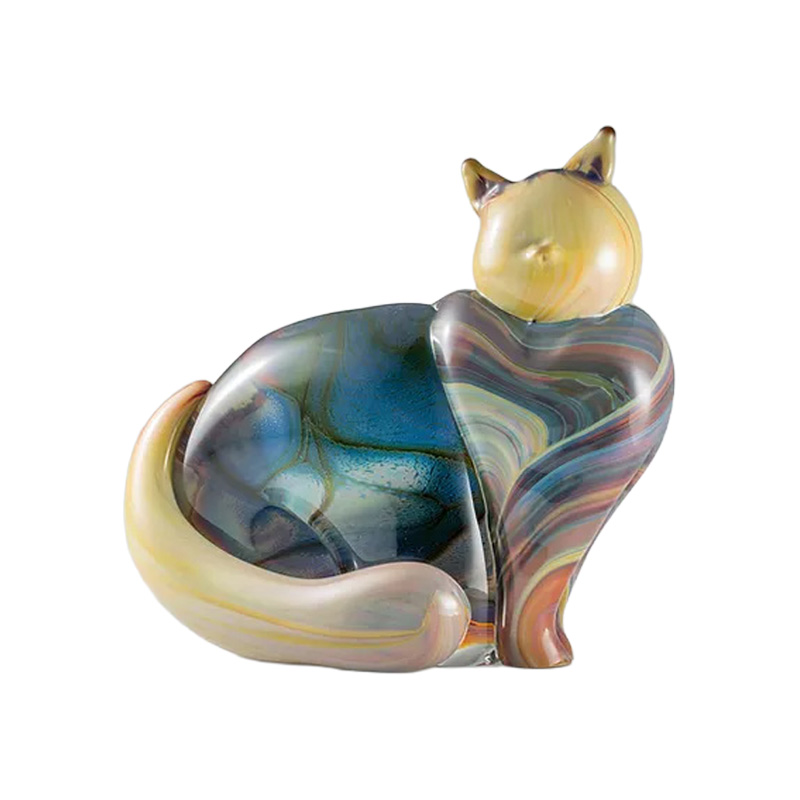 イタリア製 ザネッティ カルチェドーニオ 猫像 ZV1217 / Zanetti Murano
