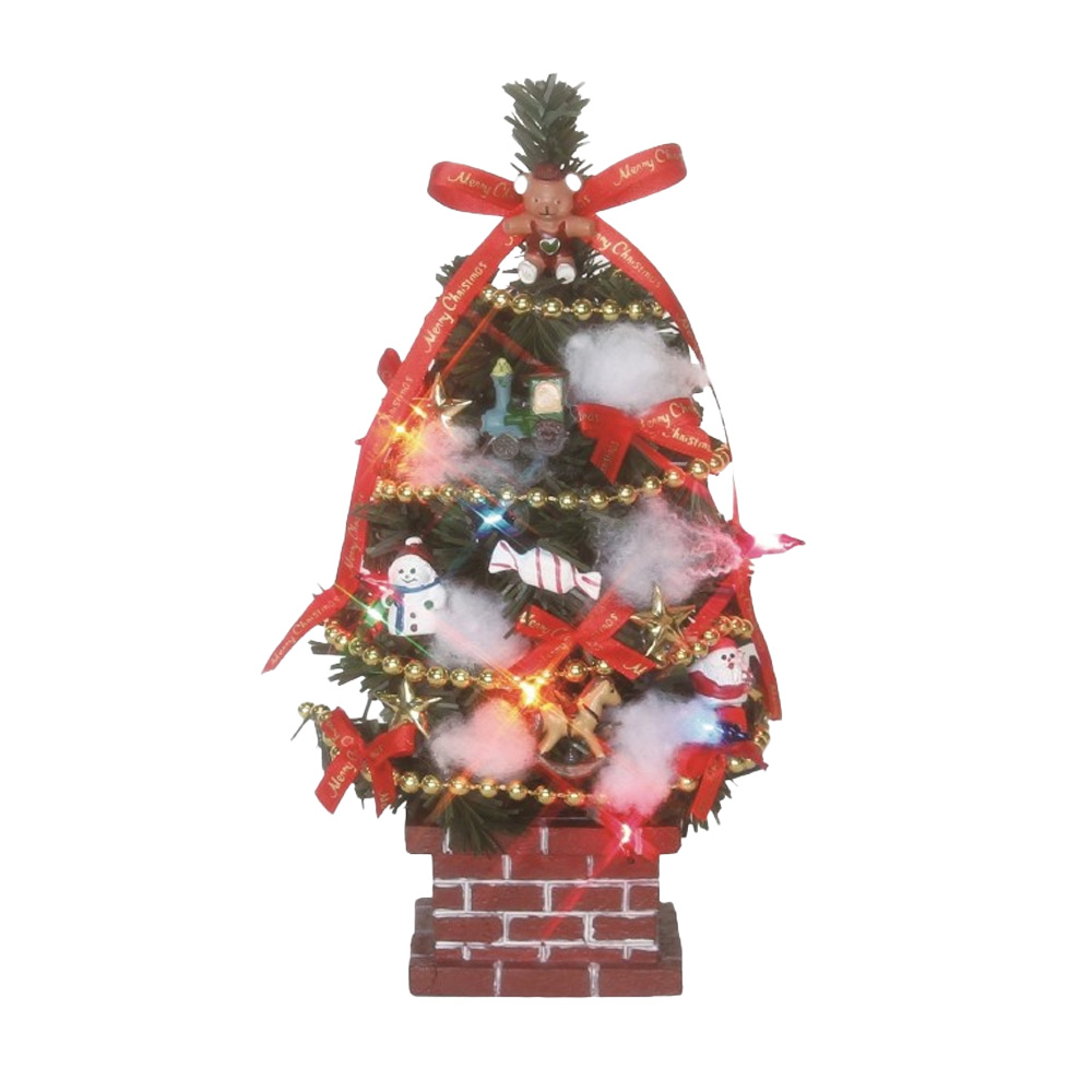 クリスマス デコレーションツリー ブリックトイズ 高さ21cm