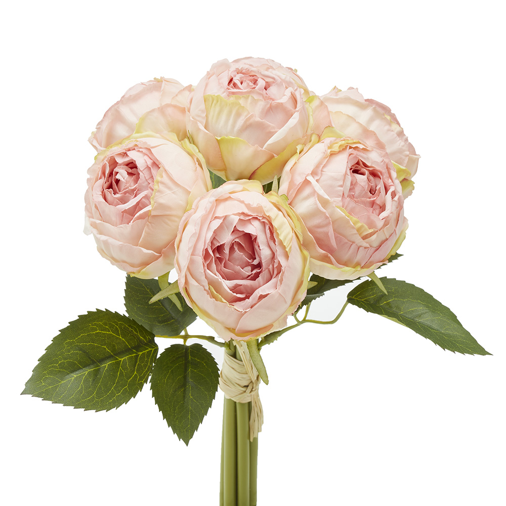 アーティフィシャルフラワー ローズブーケ 7束 / 07004