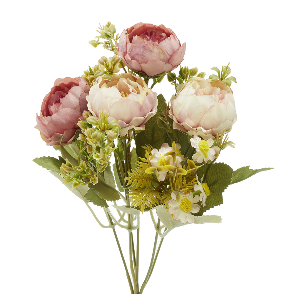 アーティフィシャルフラワー ローズブッシュ / 07008