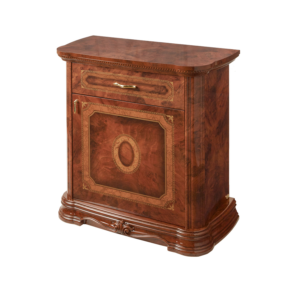 【Saltarelli/サルタレッリ】アマルフィ 1ドアサイドボード ウォールナット