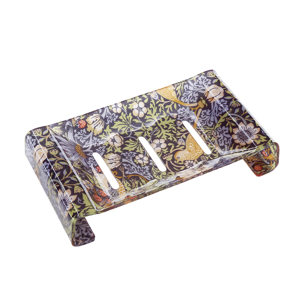 アクリル ソープディッシュ バード＆ストロベリー