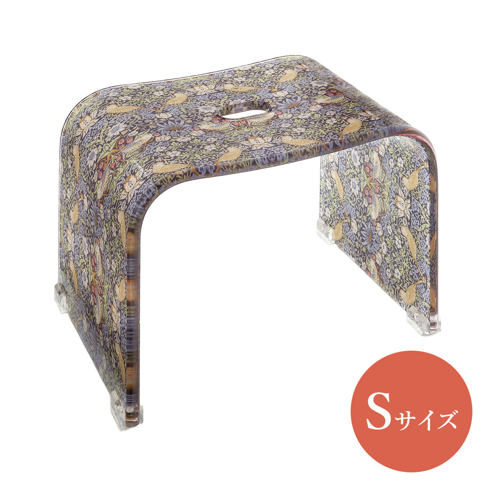 アクリル バスチェア S バード＆ストロベリー