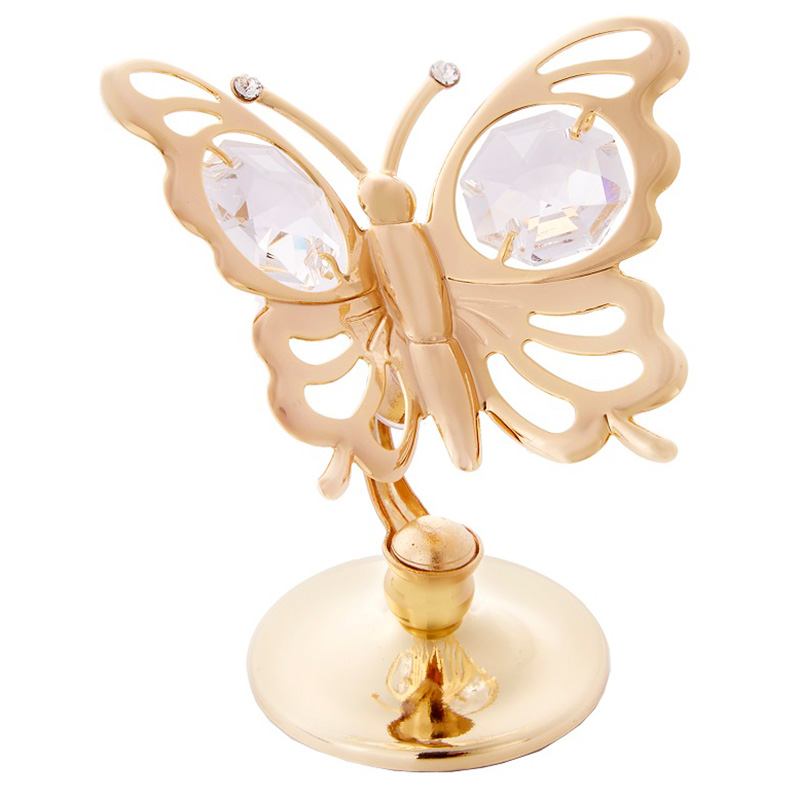 クリスタルオーナメント チョウ 01699