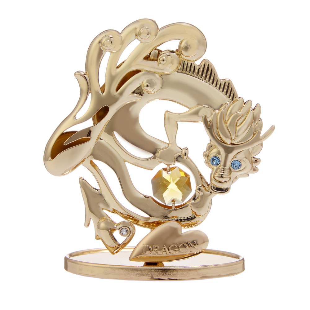 クリスタルオーナメント ドラゴン 01717