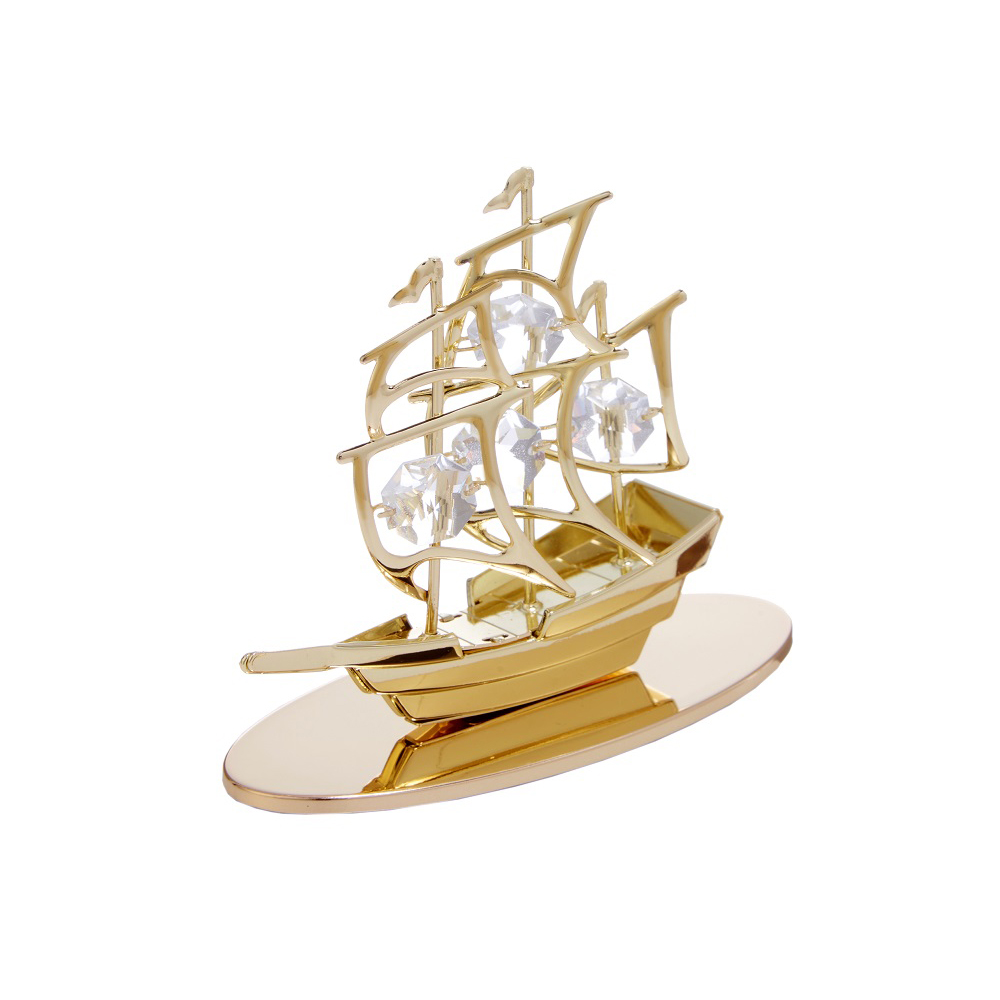 クリスタルオーナメント 帆船 01722