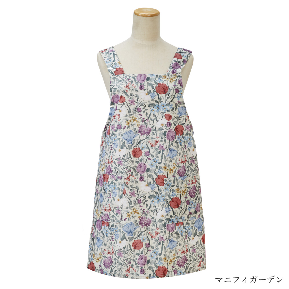 撥水ファブリック かぶりエプロン マニフィガーデン 73937