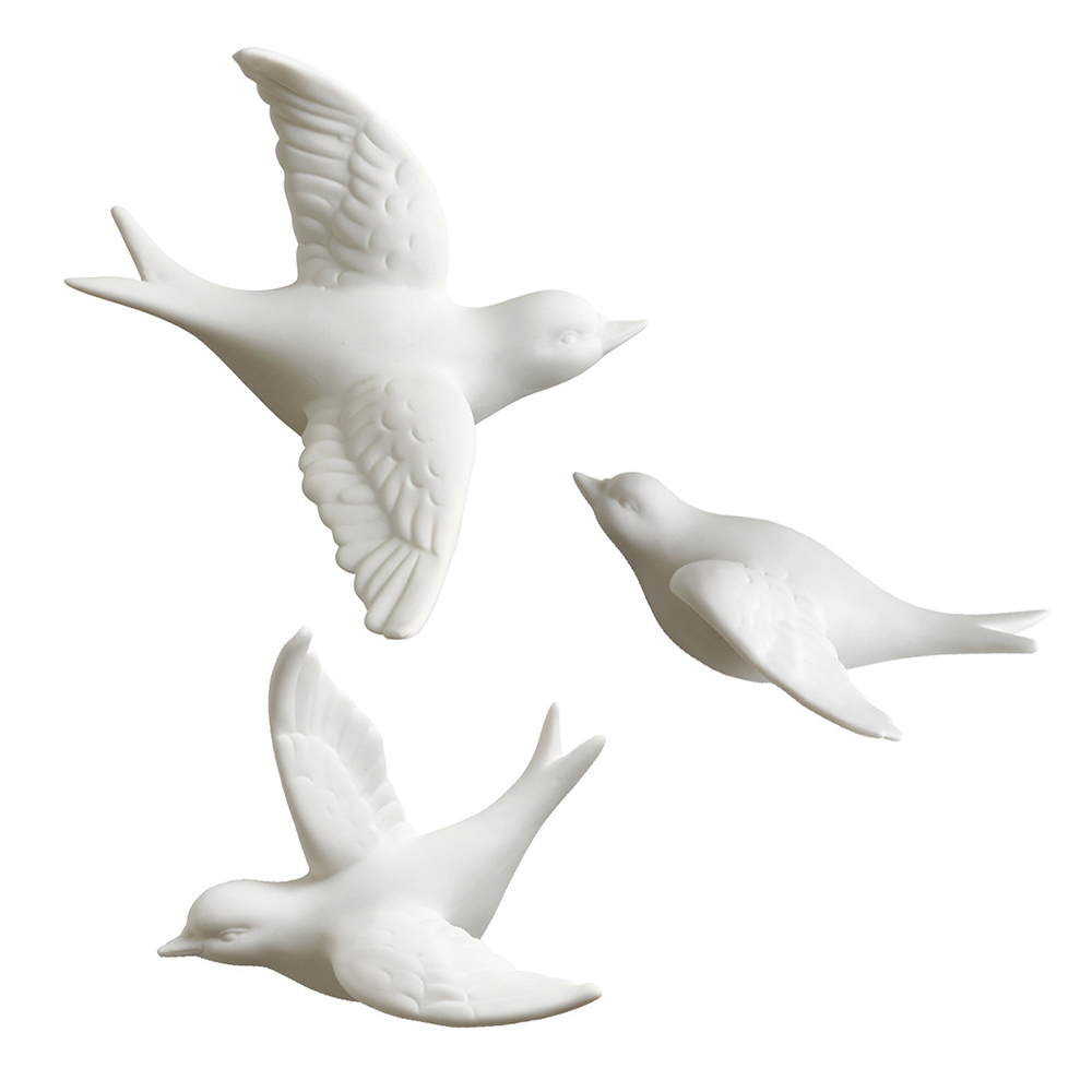 マチルドエム 壁掛け バードオーナメント 3個セット 880861