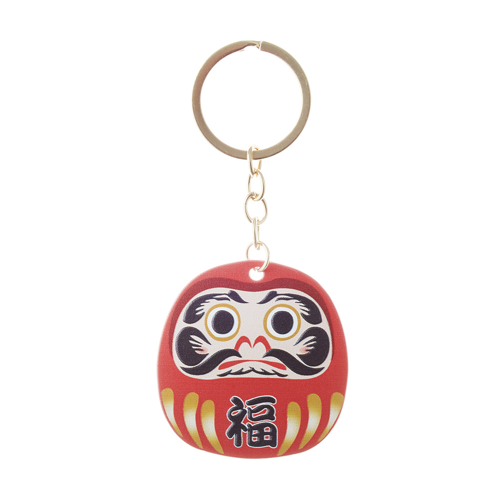 キーホルダー だるま 08276