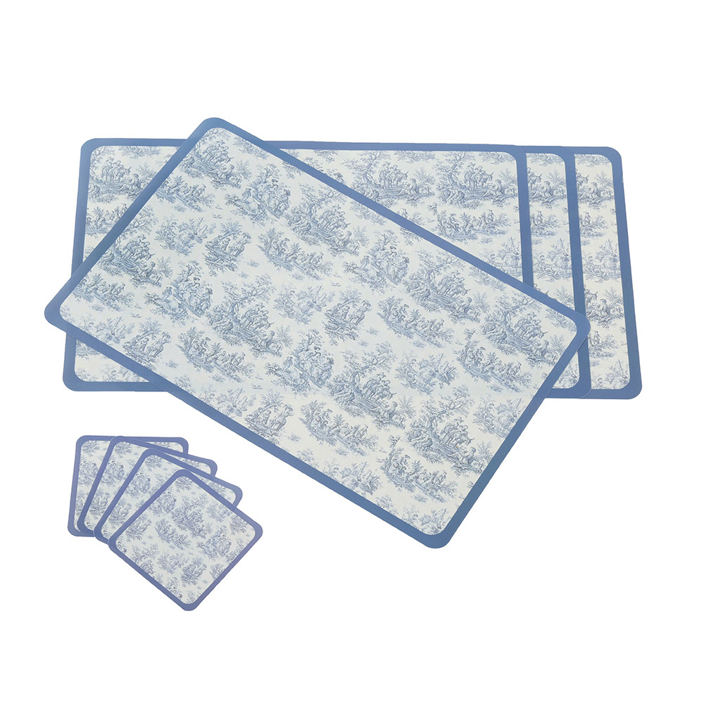 ランチョンマット&コースター4Pセット フレンチカントリー 23139