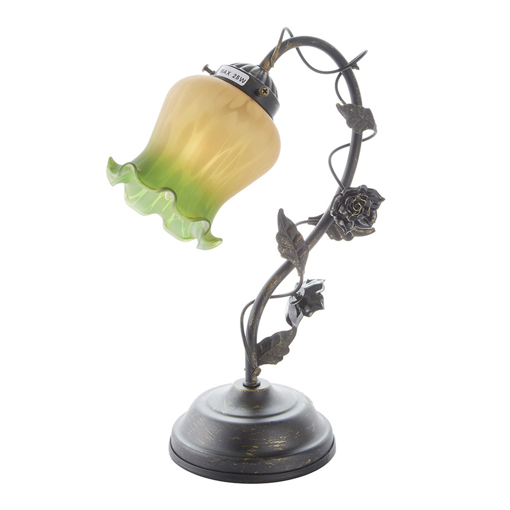 タッチランプ リリー グリーン 1灯 高さ34cm 29591