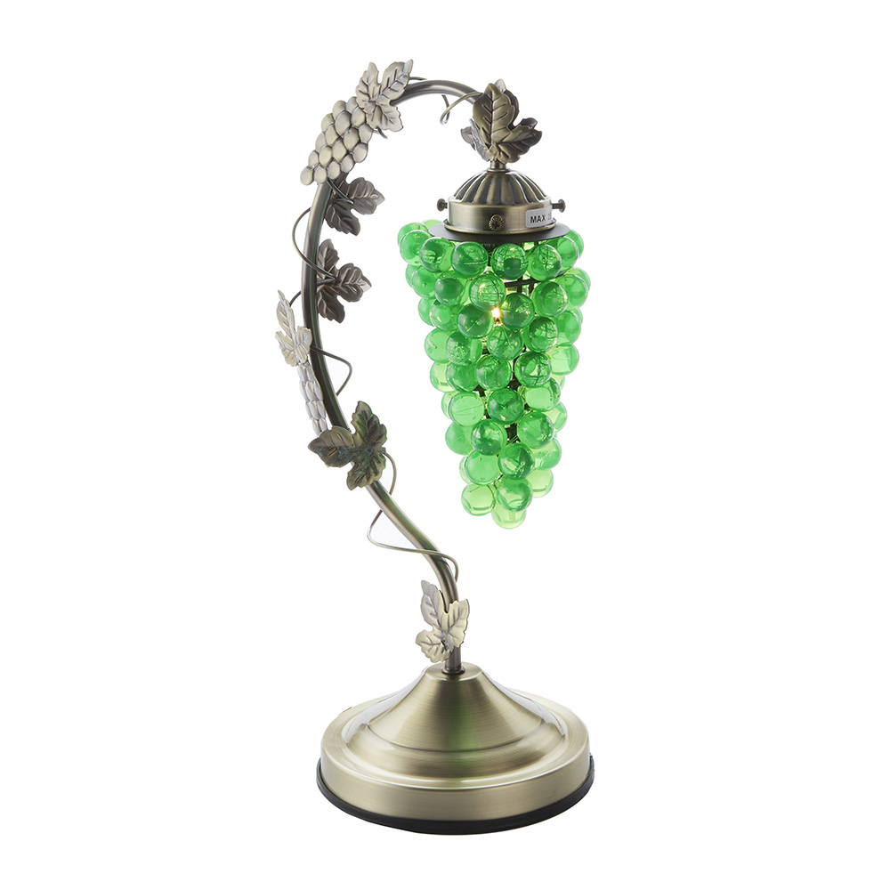 タッチランプ ブドウ グリーン 高さ43cm 29595