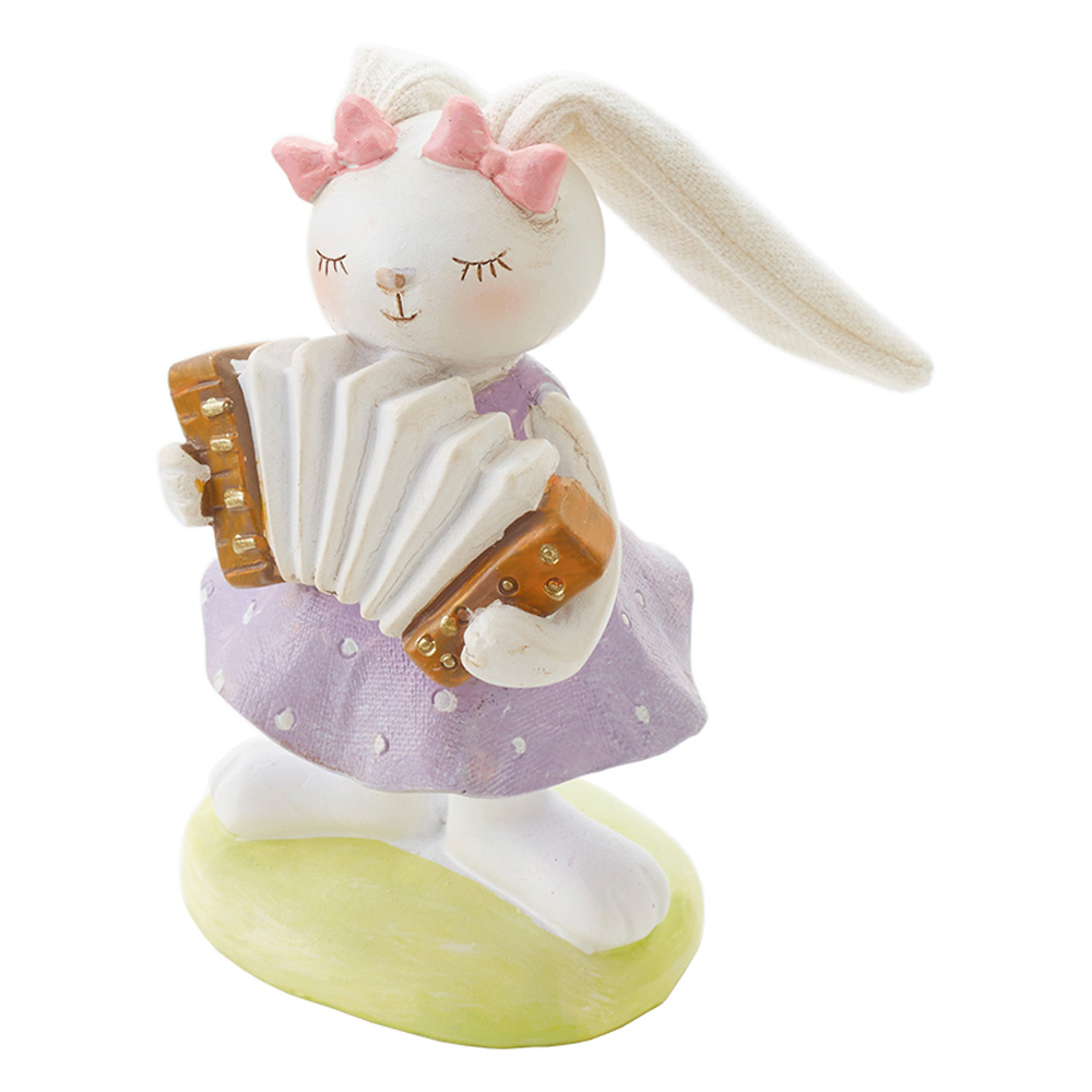 ラビット楽団 オーナメント アコーディオン 64456