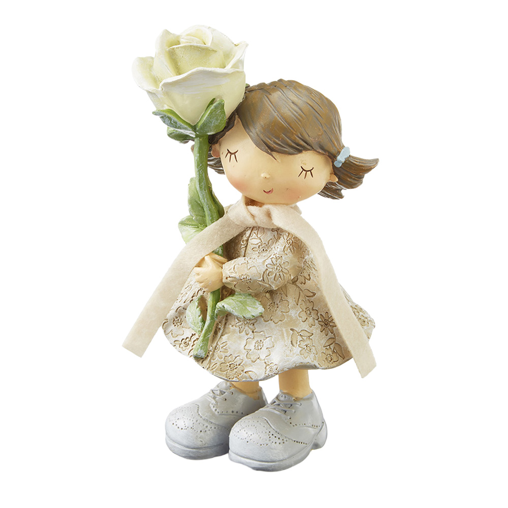 オーナメント ガール ローズ 64484