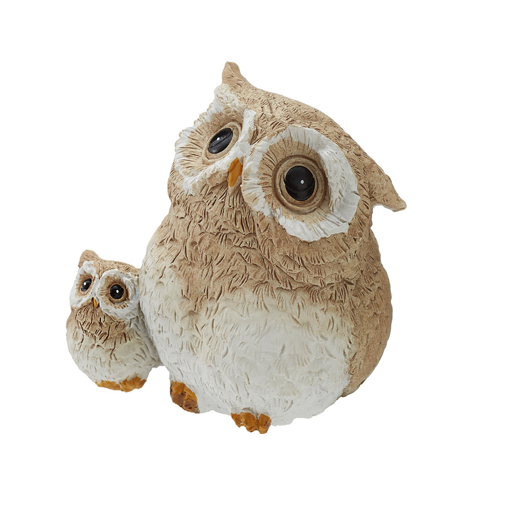 フクロウ オーナメント ふくろうの親子 64519