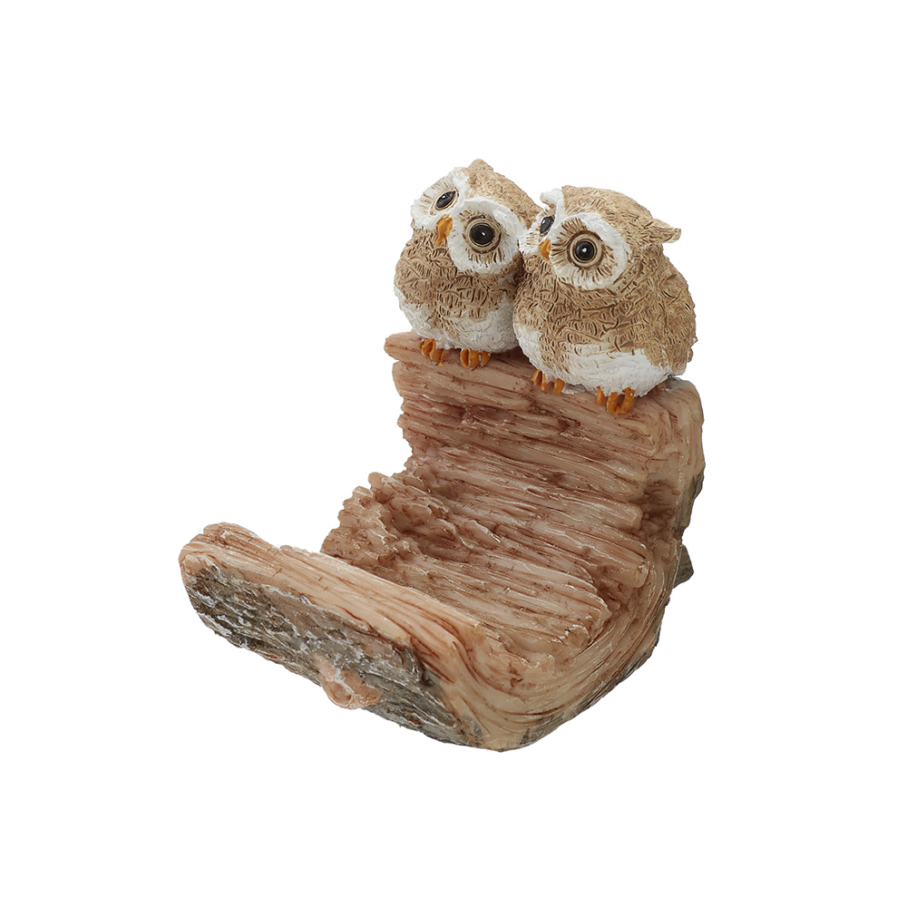 フクロウ オーナメント 親子スタンド 64521