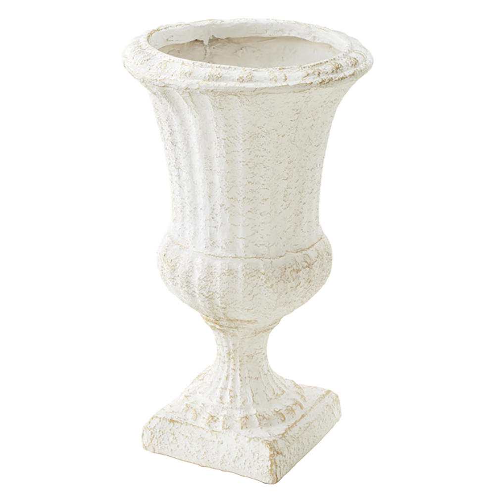 樹脂製 プランター ゴブレット ホワイト 幅33cm 71838