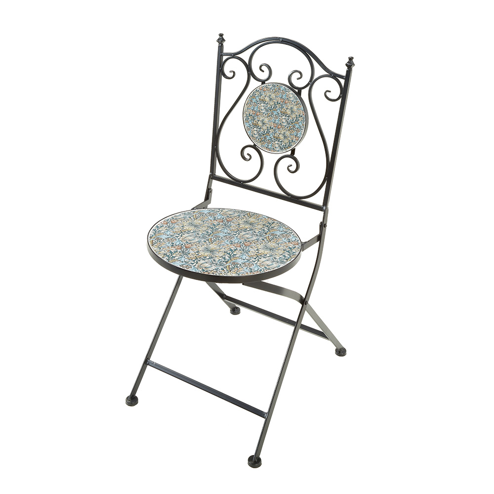 アイアン ガーデンチェア 幅39cm ハノーヴァフラワー 71903