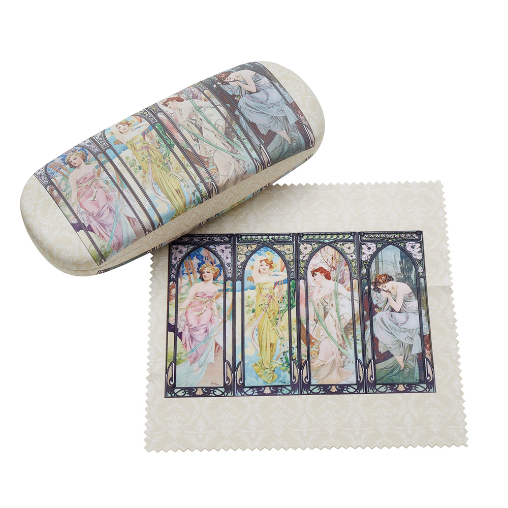 【ROYALARDEN/ロイヤルアーデン】メガネケース (メガネ拭き付き) 時の流れ  74025