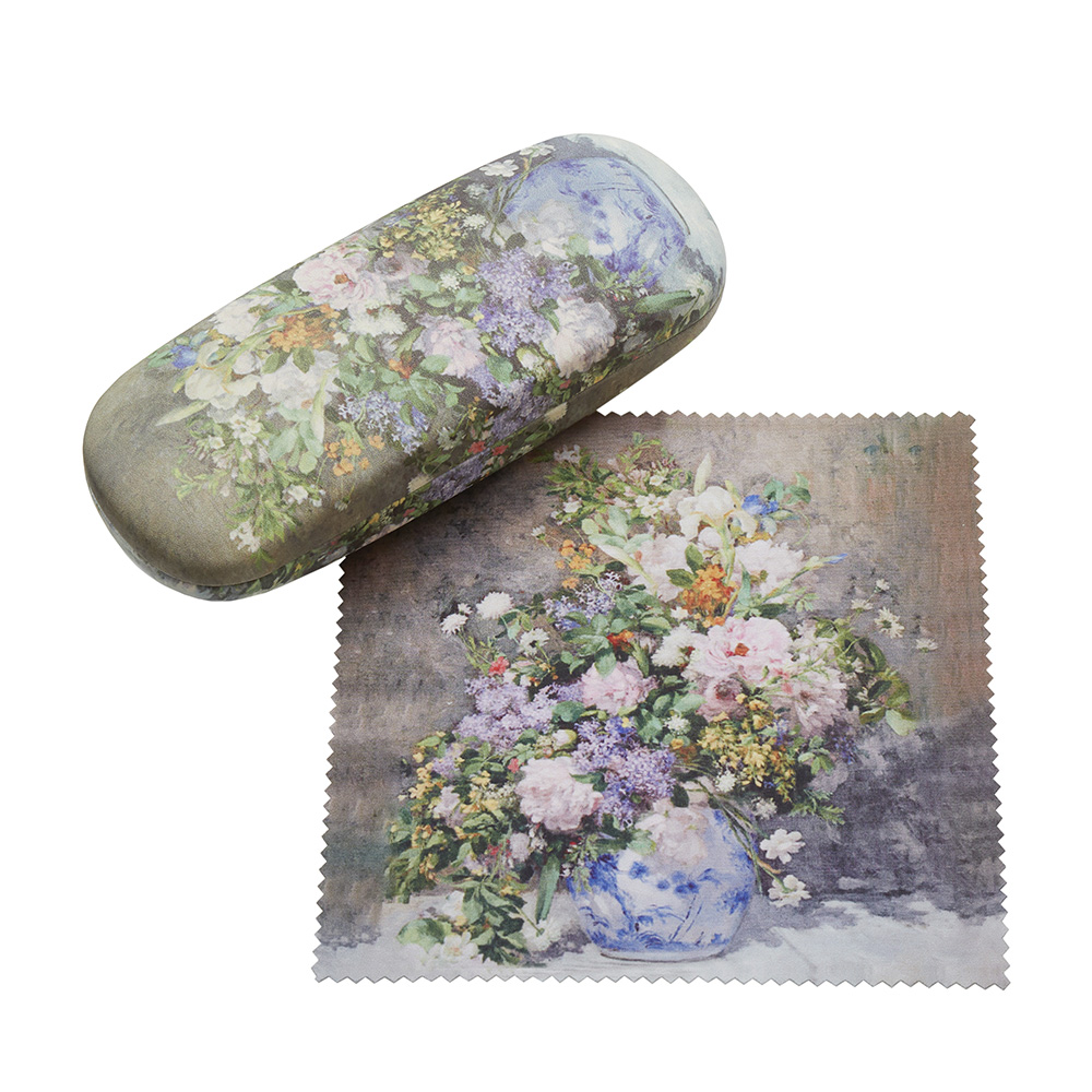 【ROYALARDEN/ロイヤルアーデン】メガネケース (メガネ拭き付き) 春の花束 74026