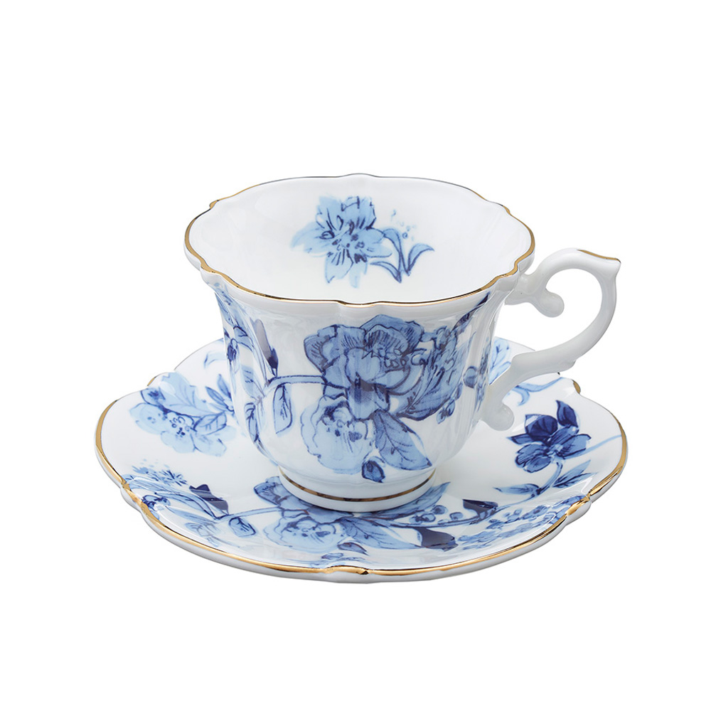 【ROYALARDEN/ロイヤルアーデン】ボーンチャイナ カップ＆ソーサー 240ml 37543 ※電子レンジ対応