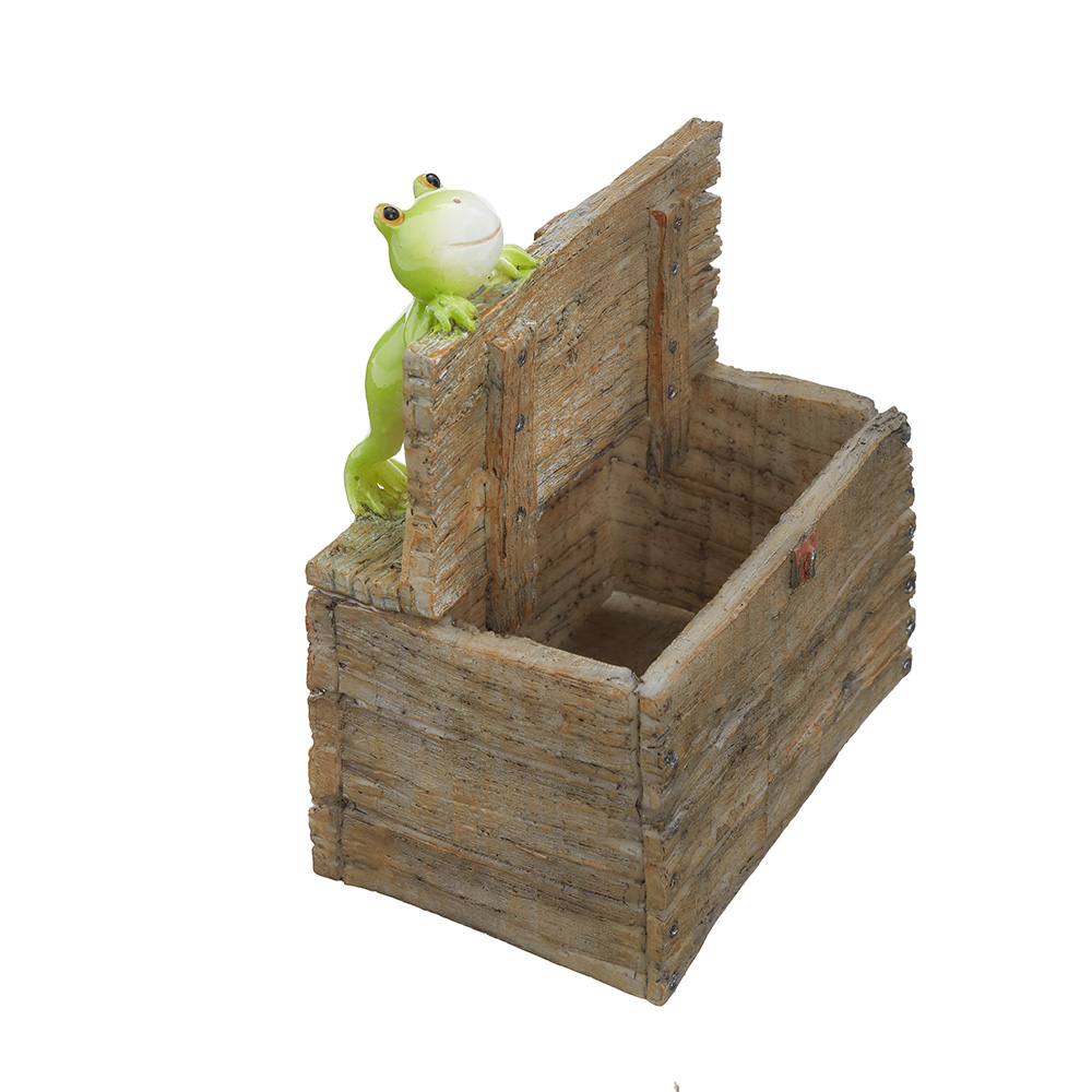 オーナメント カエル 『オープンしまーす！』 64546