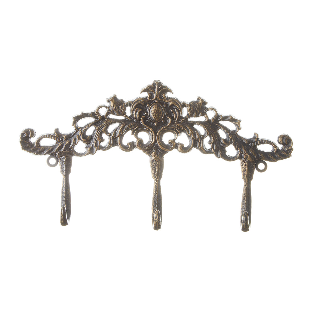 アイアン フック 3連 ブロンズ 71936