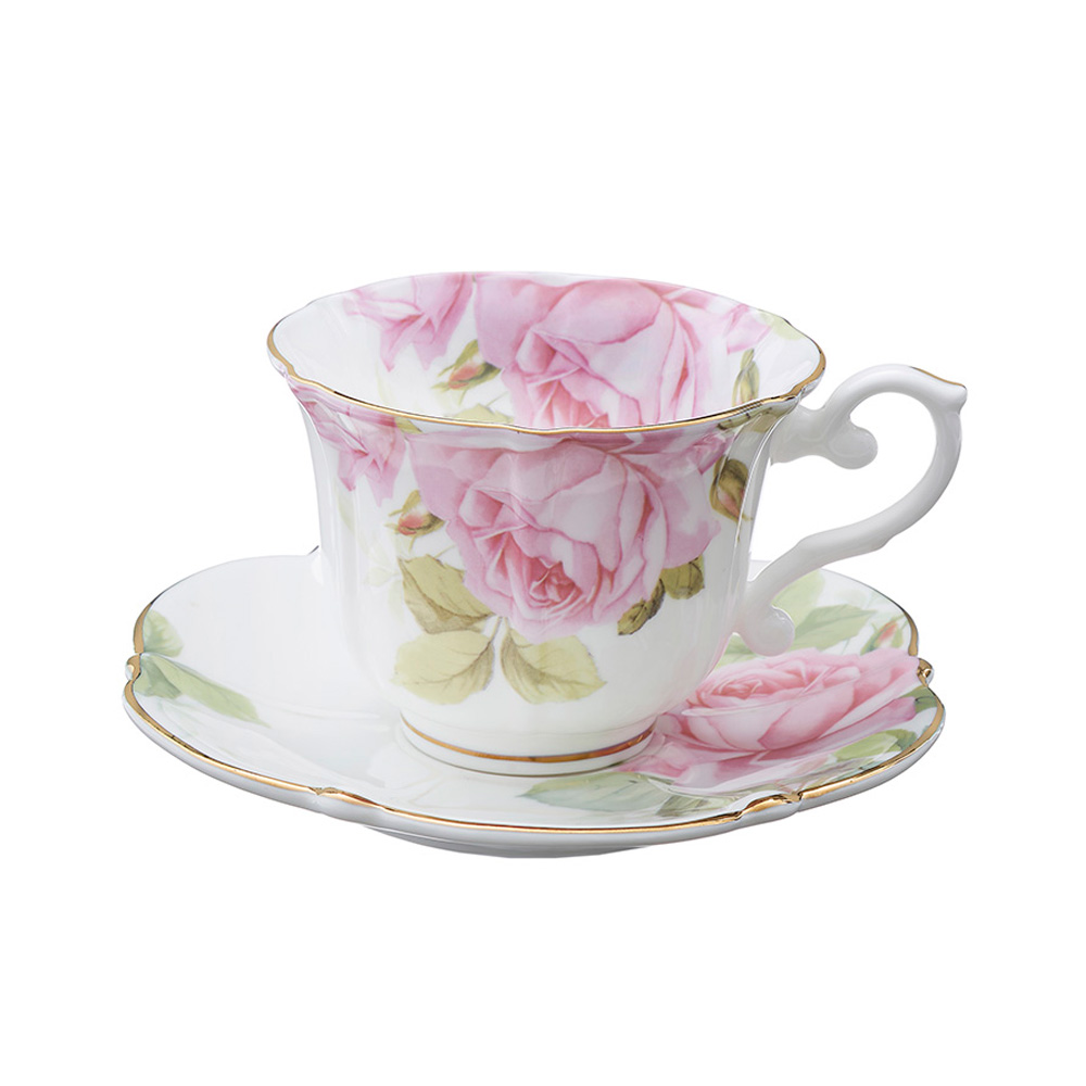 【ROYALARDEN/ロイヤルアーデン】ボーンチャイナ カップ＆ソーサー 240ml 37102 ※電子レンジ対応