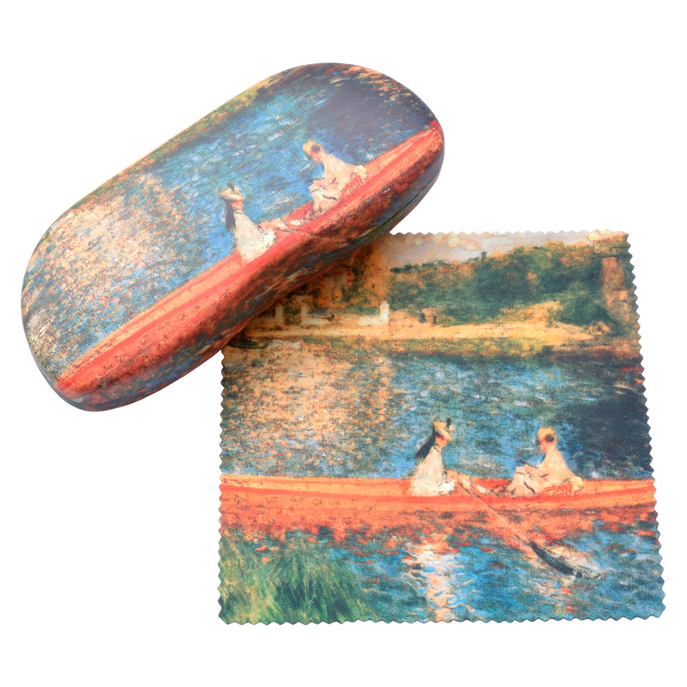 【ROYALARDEN/ロイヤルアーデン】メガネケース (メガネ拭き付き) ルノアール アニエールのセーヌ河 73520