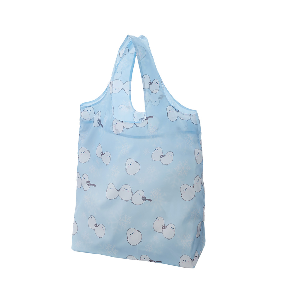 マチ付きエコバッグ シマエナガ 75056