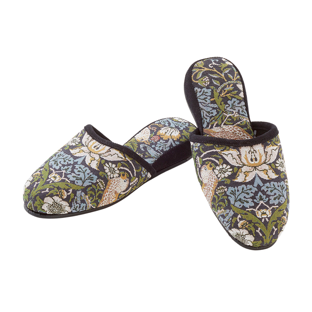 【ROYALARDEN/ロイヤルアーデン】ゴブラン スリッパ  バード＆ストロベリー 78051