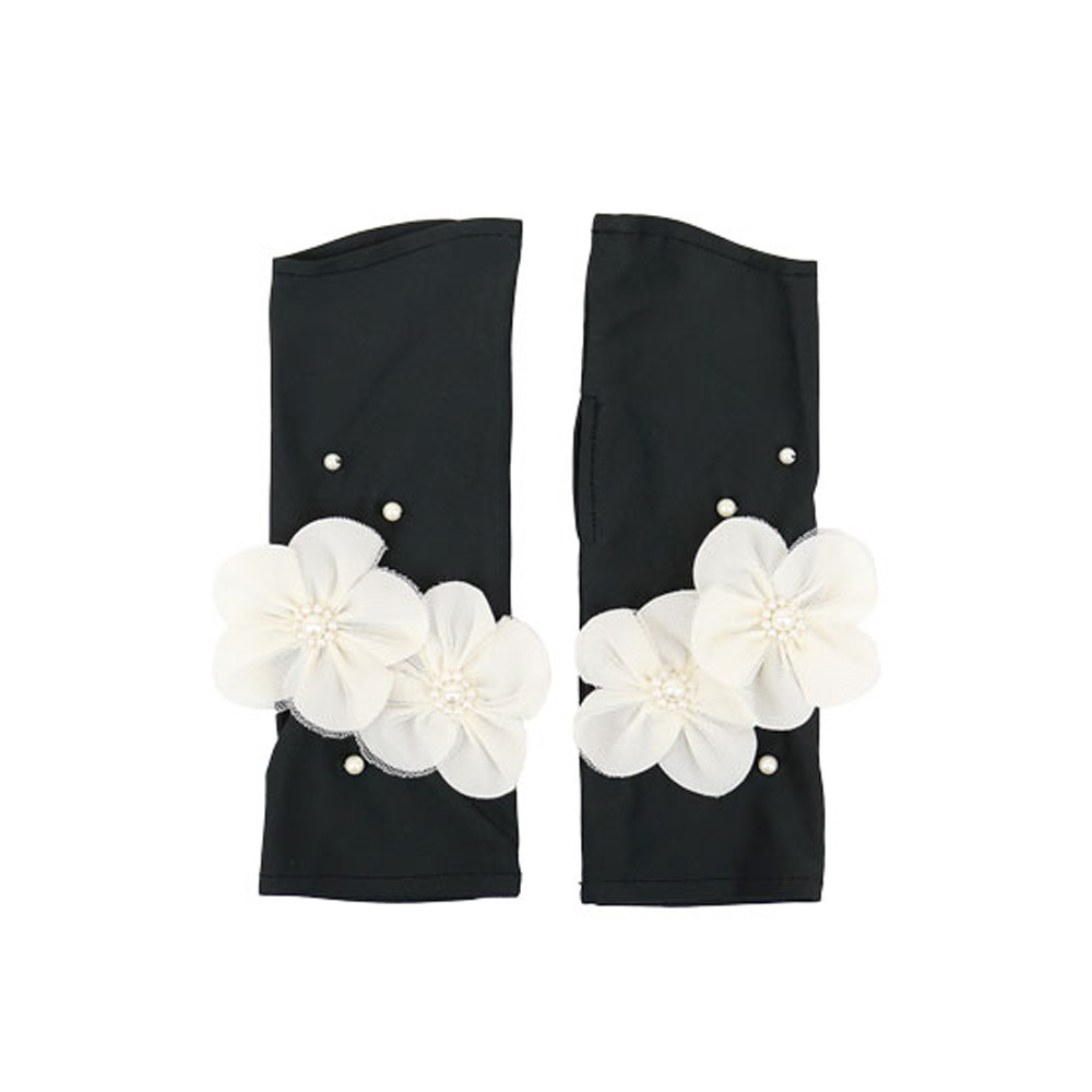 ラユール UV ショート手袋 ブラック